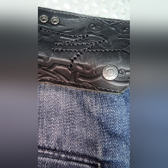 LEVEL 7 NWT MENS SZ 42 X 32 INTENSED BLAST DENIM DISTRESSED BLUE JEANS - Picture 12 of 12